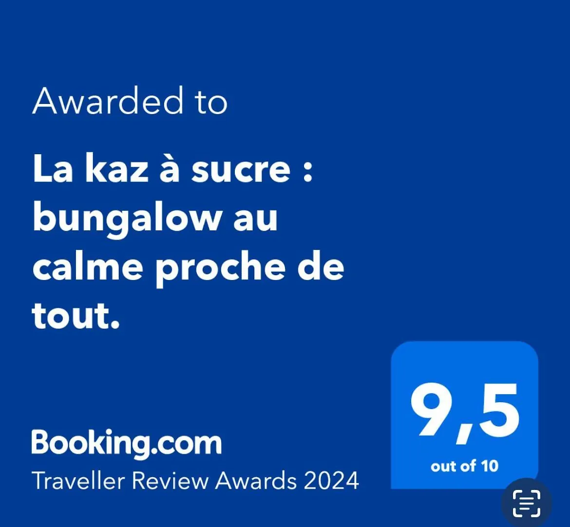 La Kaz A Sucre : Bungalow Au Calme Proche De Tout. Saint-Francois
